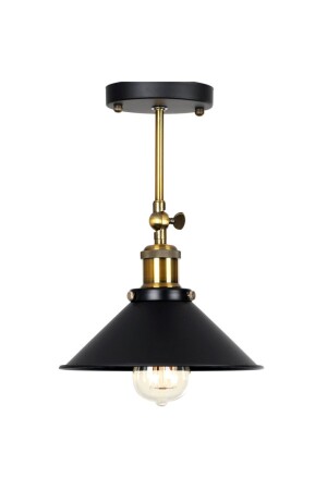 Retro Rustic Antique Articulated Movable Head Ceiling Chandelier 1xe27 Lampholder Hat Diameter:22cm RIO0001012 - RİOLİGHT