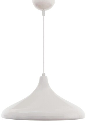 Retro Rustic Model Modern Metal Single White Pendant Lamp Chandelier Cafe - Lambadar