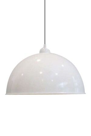 Retro Rustic Model Modern Metal Single White Pendant Lamp Chandelier Cafe LMBDR3506-SVM51B - Lambadar