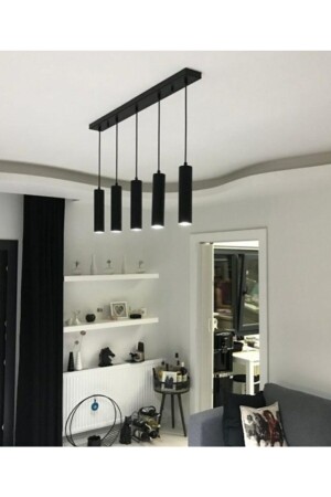 Retro Rustic Row Table Top Pendant Lamp Chandelier Gu10 LED Bulb. Daylight Included MYL002266 - demet habek mylights