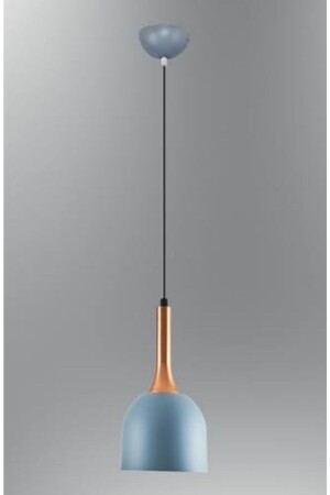 Retro Rustic Vintage Metal Pendant Lamp Blue Single Chandelier MYL002633 - demet habek mylights