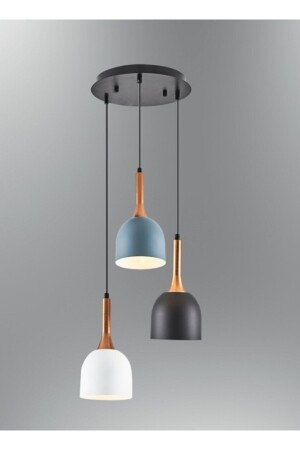 Retro Rustic Vintage Triple Pendant Lamp Chandelier MYL002629 - demet habek mylights