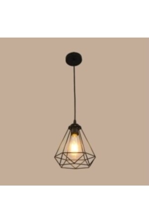 Retro Single Cage Pendant Lamp RIO000913 - RİOLİGHT
