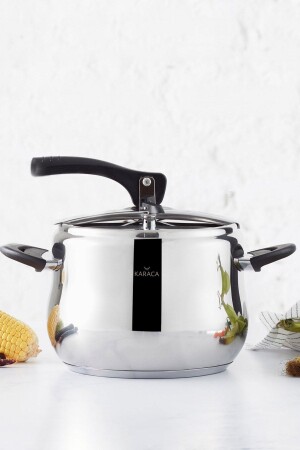 Retro Stainless Steel Induction Base Pressure Cooker 6 Lt 153. 03. 07. 9106 - Karaca