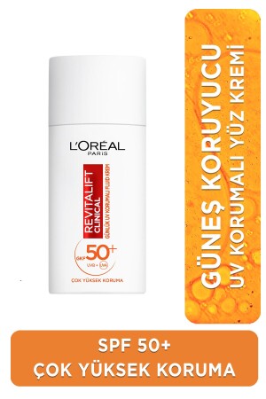 Revitalift Clinical SPF 50+ Daily High UV Protection Facial Sun Cream 50ml - L'oreal Paris