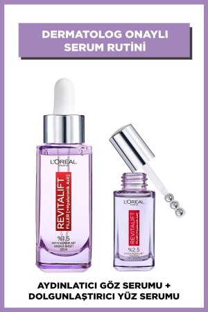 Revitalift Filler %1.5 Saf Hyaluronik Asit Kırışıklık Karşıtı Serum& Aydınlatıcı Göz Serumu PKTGZBKMST - L'Oreal Paris