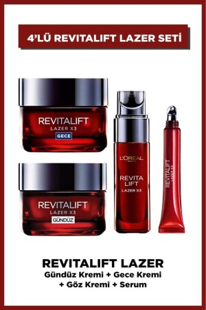 Revitalift Laser X3 Intensive Anti-Aging Anti-Wrinkle 4-Piece Skin Care Set 36005233034964 - L'Oreal Paris