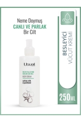 Revitalisierende, nährende und feuchtigkeitsspendende Baumwollmilch-Körpercreme 250 ml UCottonMilk-001 - Usual