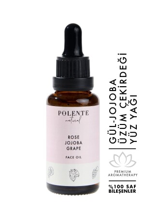 Revitalisierendes Gesichtsöl mit Rose und Jojoba - Polente Natural