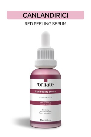 Revitalizing Anti-Blemish Face Peeling Serum 30 Ml Aha 20% + Bha 2% + Glycolic Acid 3% RED121 - ORNATE