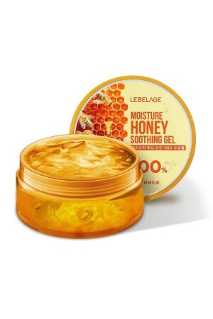 Revitalizing Brightening Moisturizing Natural Honey Extract Soothing Gel Cream for Face and Body 300ml 8809426955626 - LEBELAGE