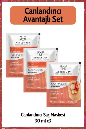 Revitalizing Hair Mask Special for Dull and Lifeless Hair 30 ml 3 Advantageous Set AJ. 10. 00031 - Ashley Joy