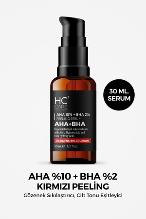 Revitalizing Skin Tone Equalizing Facial Peeling Serum Aha 10% - Bha 2% - 30 Ml. 80289 - HC Care