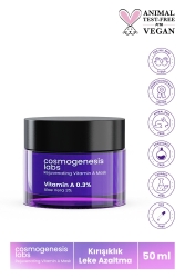 Revitalizing Vitamin A Mask 50ml Anti-Dryness Rejuvenating And Bright Flexible Smooth Appearance CGL204 - Cosmogenesis Labs