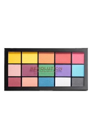 Revolution Reloaded Marvelous 15-Piece Eyeshadow Palette with Magnificent Matte Color Combination - Revolution
