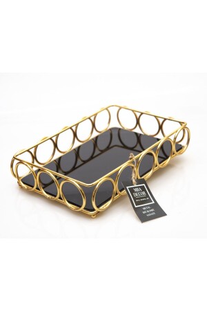 Ring Model 1. Quality Stainless Gold Filled Iron Acrylic Base Tray Presentation Organizer Tableware Kitchen HLKBYK - mba decor metal bending art