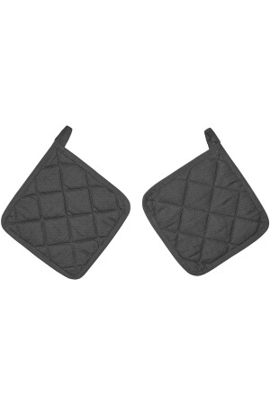 Rinnig 2er-Set 21 x 21 cm Aufhängegriff für Backofen, Topf, Pfannenhalter, dunkelgrauer Filz innen, 1100476366 - IKEA