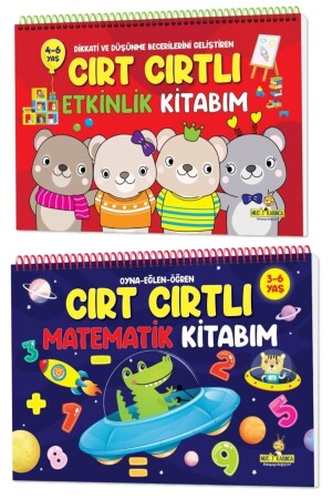 Rising Intelligence 2 Book Set My Velcro Activity Book That Improves Attention and Thinking Skills ogrence36ve46 - yükselen zeka
