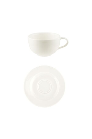 Rita Modell Cappuccinotasse und Untertasse für 6 Personen RIT05CPF+RIT04CT - Bonna Porselen