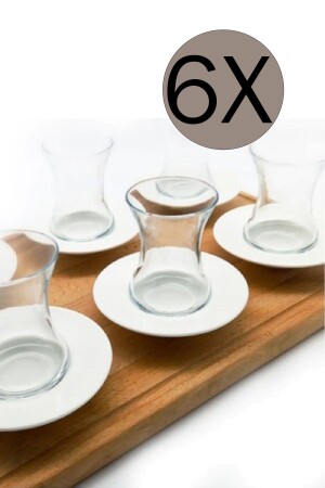 Rita Porcelain Tea Plate Set of 6 - Bonna Porselen