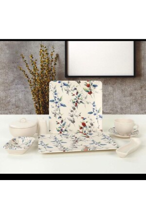 Riva 30 Pieces Square Breakfast Set Rd-266k RD-266K - Remetta