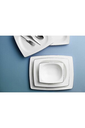 Riva Platin Yemek Takımı 24 Parça 6 Kişilik 102PLT231524 - Porland