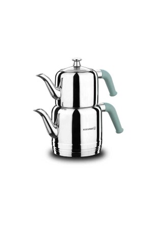 Riva Turquoise Teapot Set A189-03 - Korkmaz