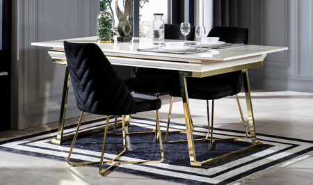 Rixos Luxury Ecru Table Set - Cadde Yıldız