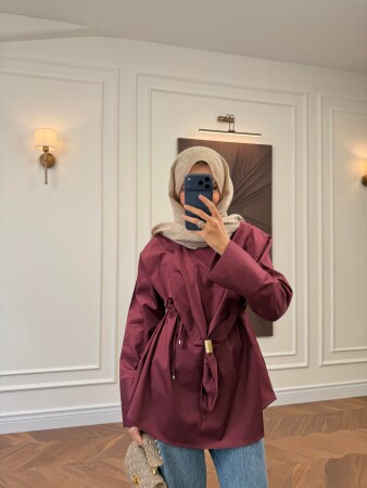 Roa Shirt - Burgundy - Duendeca