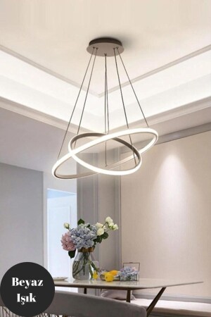 Robin Gray Modern Chandelier with 2 White LEDs robinn-g-2-01 - Elektroyou