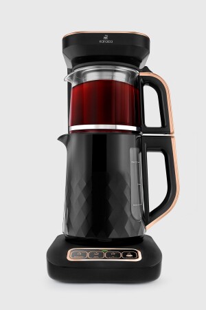 Robotea Pro Quartz 4 in 1 Talking Tea Machine Black Copper - Karaca