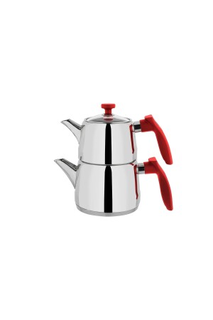 Rod Family Size Steel Teapot Set 3 Pieces-red 1S6007-15001-KMZ02 - Schafer