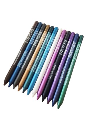 Roesia Rose 12er-Pack Modell Ultra Oily Colored Eye Pencil - Roesıa Rose Cosmetics