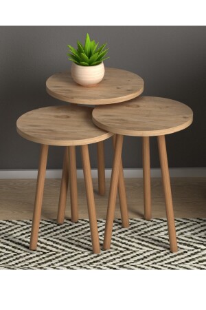 Roman Nesting Table-Atlantic Pine - Monte Sehpa