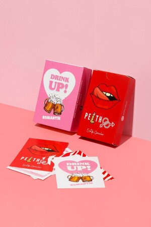 Romantic Drinking Game And Peitho Erotic Quests Double Game Set Valentine's Day Card Game - Drink Up