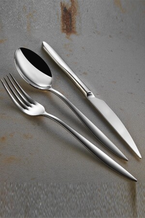 Romeo 84 Piece Cutlery Set for 12 Persons SEVGI13552 - Kütahya Porselen