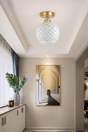Romeo Baklava Sliced ​​Plophonier Entrance Hall Kitchen Living Room Single Chandelier ROMEOTEKLAVA Plophonyer - Uçar