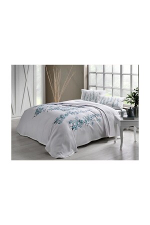 Ronna Mint Double Cotton Duvet Set 60227322 - Taç