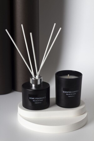 Room Fragrance and Candle set Lavender scented 100 ml - Homeartplus