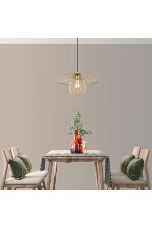 Root Special Design Draht-Pendelleuchte, moderner goldener Kronleuchter 142PL1. 10GD. 050 - Nest Aydınlatma