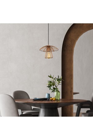 Root Special Design Draht-Pendelleuchte, moderner Kupfer-Kronleuchter 142PL1. 10BR. 03 - Nest Aydınlatma