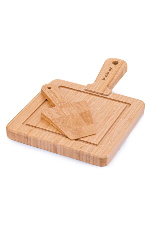 Roquefort - 2 Piece Cheese Service Set Square B4667 - Bambum