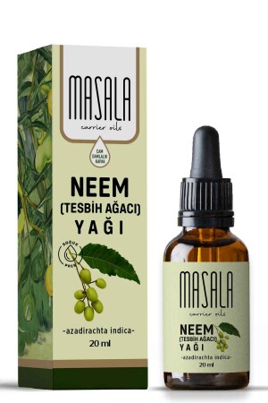 Rosary Tree Oil 20 Ml. Cold Pressed Neem Oil (neem Carrier Oil) - Masala