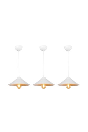 Rose 3-Piece Pendant Lamp Chandelier White K90 KC-MAYA3 - Abralight