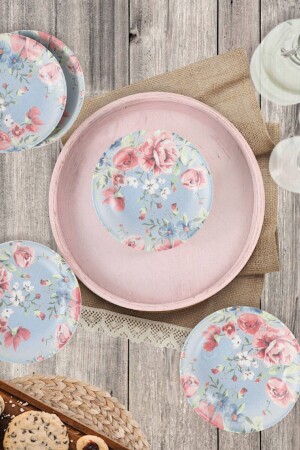 Rose Blue Çerezlik-Sosluk 13 Cm 6 Adet - 18715 ST489006F022AJ15400MAYD100 - Keramika