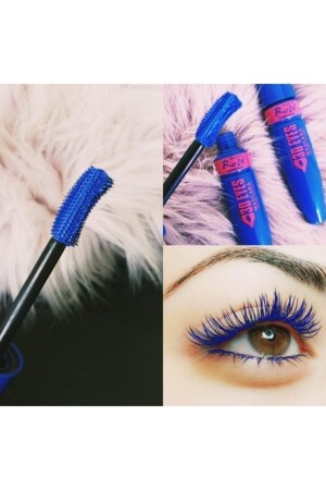 Rose Blue Mascara Eyes 3d Blue Mascara - Roesıa Rose Cosmetics