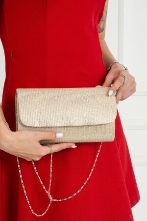 Rose Çupra Glitter Women's Evening Dress Bag - Besmoda
