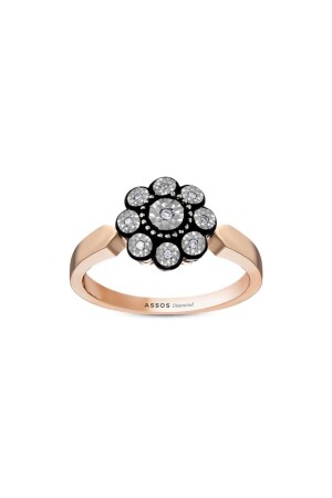 Rose Diamond Ring - Assos Pırlanta