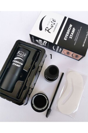 Rose Eyebrow Stamp Eyebrow Powder - Stamp and Shaping Kit - Roesıa Rose Cosmetics