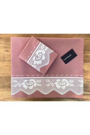 Rose Lace Picico Double Duvet Cover Set CBKFYJ - Çeyiz Bahçesi